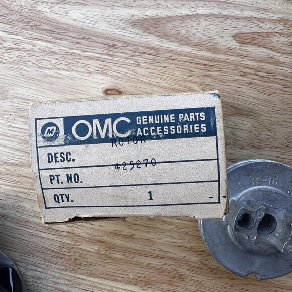 OMC Rotor 425270 Starter Rope Pulley New Old Stock Outboard Marine Engine NOS - Picture 5 of 8